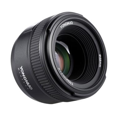YongNuo YN 50mm f/1.8 for Nikon YN50mm Hitam