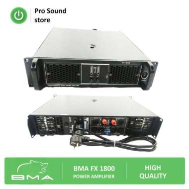 Power Amplifier BMA FX-1800 Hitam