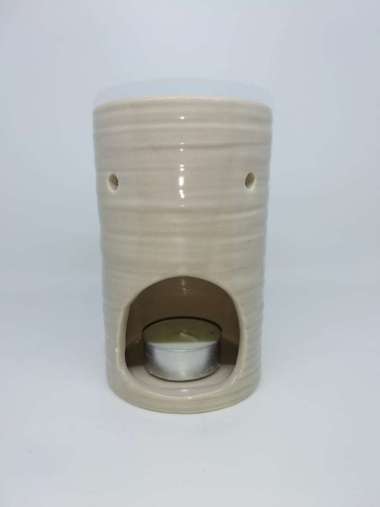 Tungku Aromaterapi Keramik Tungku Minyak Essensial coklat