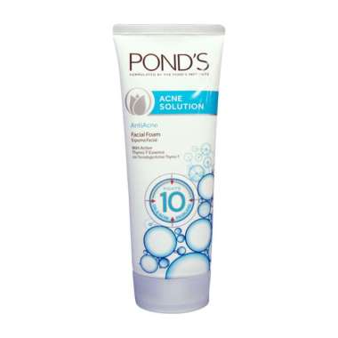 harga ponds acne solution face wash