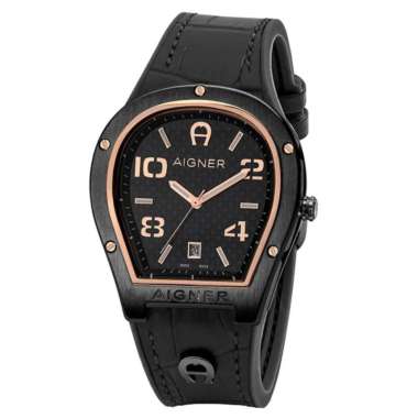 AIGNER (ETIENNE AIGNER) MA136106 Swiss Made Jam Tangan Pria Black
