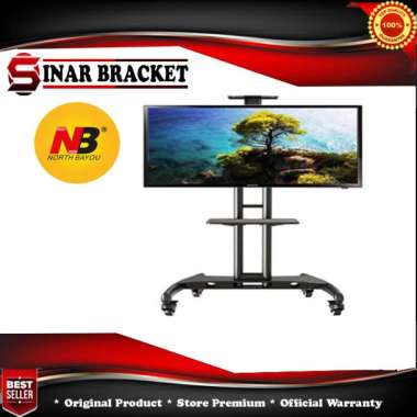 Braket NB AVA-1500-60-1P North Bayou Standing Bracket Original hitam