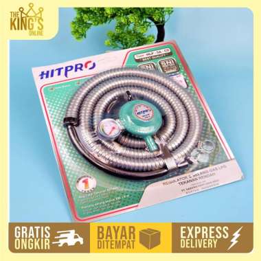 1 Pcs [Full Set Selang + Kepala Regulator] Kompor Gas Hit Pro Biasa LPG Elpiji 3 KG, 5 KG, 12 KG win