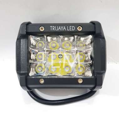 harga OEM Lampu Tembak Sorot Kabut Led Cwl Cree Offroad 12 Mata 3 Susun Motor Waterproof Bracket White Blibli.com