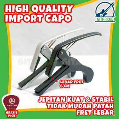Gitar Capo Kapo Besi Premium Quality Penjepit Gitar Paladin CP01 hitam