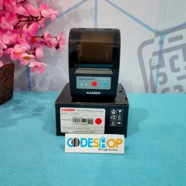 PORTABLE PRINTER KASIR KASSEN MT200 ORIGINAL DARI KASSEN hitam