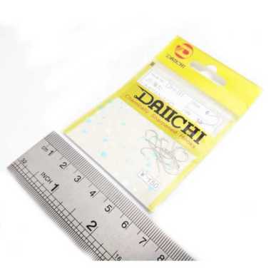 Kail Pancing Daichi DH-91 No 6 Berlubang dan Tajam BB00606 silver