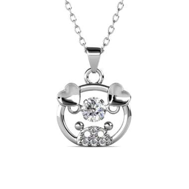 12 Dancing Zodiac Pendant PIG - Kalung Crystal by Her Jewellery