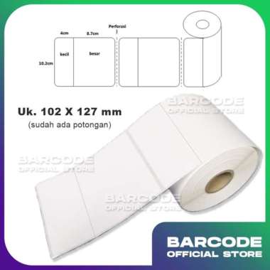 Jual LABEL BARCODE 33 X 19 (3 LINE) KERTAS STICKER LABEL ...