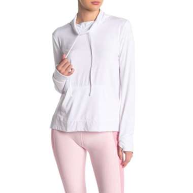 Baju Olahraga Wanita Muslim|Baju Sepeda Lengan Panjang Gottex Funnel Jacket GXLS011 M White
