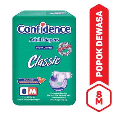 Promo Harga Confidence Adult Diapers Classic Night M8 8 pcs - Blibli