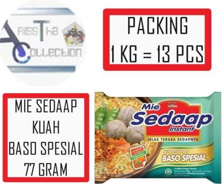 Mie Sedap Baso Spesial 77 Gram
