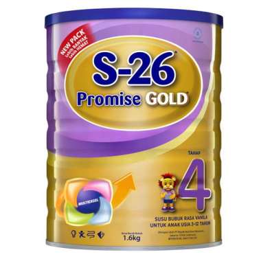 Promo Harga S26 Promise Gold Susu Pertumbuhan Vanilla 1600 gr - Blibli