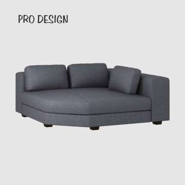 Pro Design Mal Sofa Modular Sudut Fabric Grey