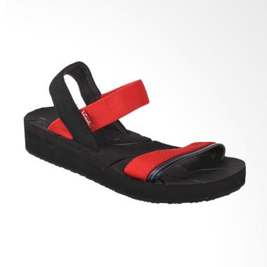 Carvil SIOMI-L Sandal Wanita Black - Red