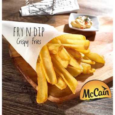 Kentang Potato McCain Fry N Dip Surecrisp Skin on Fries 2.5 kg