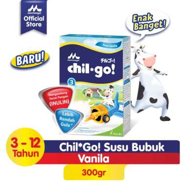 Promo Harga Morinaga Chil Go Bubuk 3 Vanilla 300 gr - Blibli