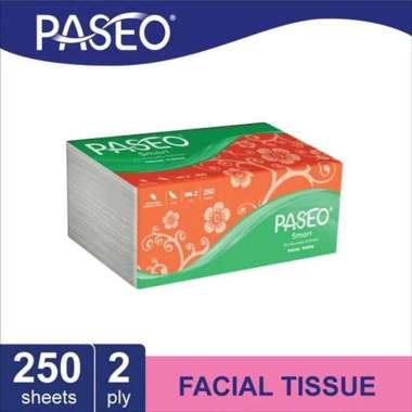 Tisu Wajah PASEO Smart 250 sheets / Facial Tissue PASEO 250's promo