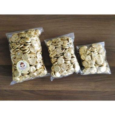 1 KG Delfi Koin Milk - Coklat Kiloan Pabrikan