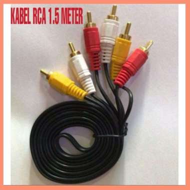 Kabel RCA 3 in 3 1,5 Meter