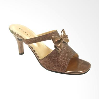 Beauty Shoes BE1145 Sandal Heels Wanita - Brown