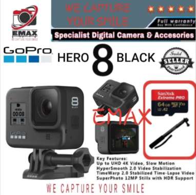 GoPro Hero8 Black - Kamera Action 4K Waterproof