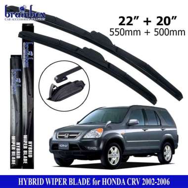 HIGH QUALITY Hybrid Wiper Blade Honda CRV Wiper Kaca Mobil Karet Wiper Honda CRV Gen-2