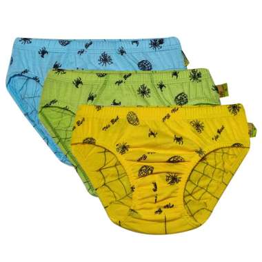 3 Pcs Celana Dalam Anak Cowok Agree Kids Motif Spiderman Multiwarna CD TF 101 XXL