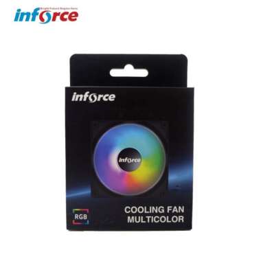 INFORCE COOLING FAN CASE 120MM 12 CM CPU COOLER RGB - MULTICOLOR