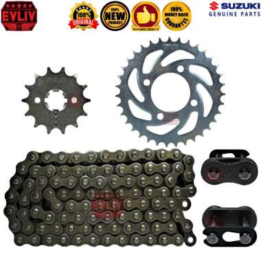 Sprockets & chain kit rantai gear gir smash 110 satu set