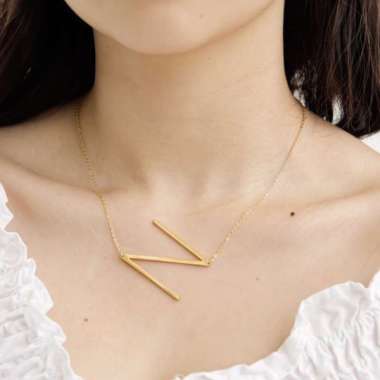 Jual 18k Gold Plated Necklace Original 