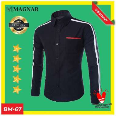 Baju Hem Kameja Casual Pria Kameja Hitam Pria Kmeja Pria Atasan Pria Baju Hem Polos Distro Hitam Ver