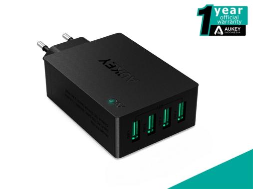 Aukey PA-U36 Wall Charger - Hitam