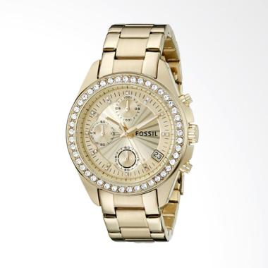 Fossil ES2683 Stainless Steel Jam Tangan Wanita - Gold Gold
