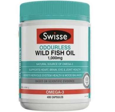 Swisse fish oil minyak ikan omega 3 1000mg 1000 mg isi 400