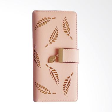 Aamour Leaf Wallet Dompet Wanita - Pink