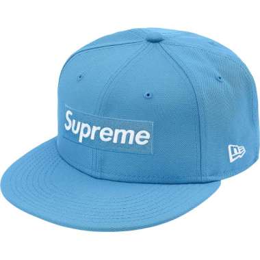 supreme logo blue