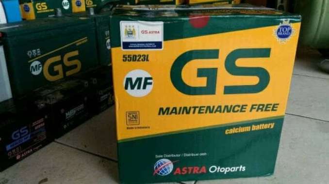 Aki Mobil GS ASTRA Type GS MF 55D23L 60AH 12 V GSMF 55D23L " 55792 "
