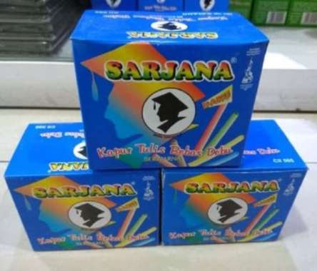 Kapur tulis warna sarjana / kapur tulis warna / Sarjana box Stationery