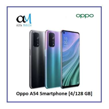 Oppo A54 [4/128 GB] Smartphone Garansi Resmi Oppo Crystal Black
