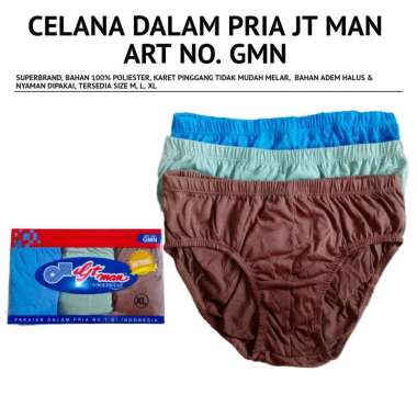 GT Man - Celana Dalam Pria Dewasa GT Man Art GMN Bahan Poliester Size M L XL XL