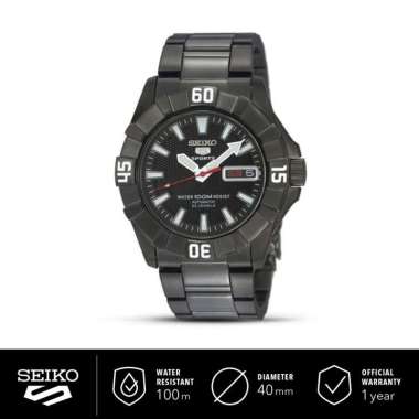 Jam Tangan Pria Seiko 5 Original Sports SNZF63K1 Black Automatic