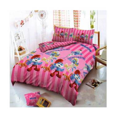 Kintakun Dluxe Smurfs Set Sprei