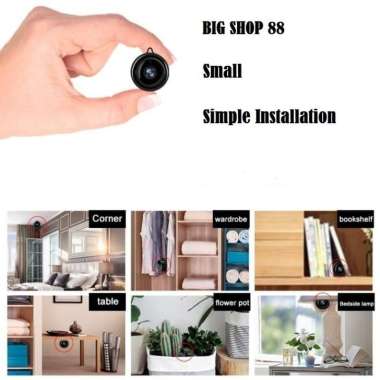 CCTV IP CAMERA MINI WIFI SPY CAMERA HD 1080P SPY CAM WIRELESS HIDDEN CCTV Bisa Gojek Grab Cirebon
