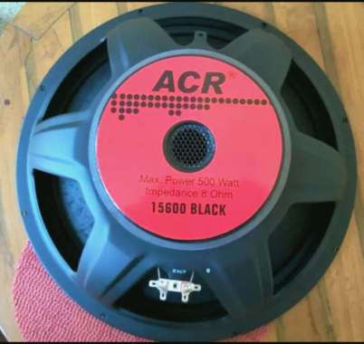 speaker acr 15 inch 15600 black 500 watt 8 ohm original