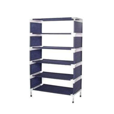 Rak Sepatu Aluminium 6 Susun / Rak Serbaguna