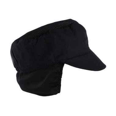 Chef Series Chef Assistant Hat Topi Asisten Koki with Hairnet - Hitam