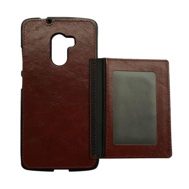 OEM Wallet Casing for Lenovo K4 Note - Coklat