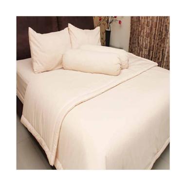 Rosewell Microtex Set Sprei dan Bed Cover - Krem