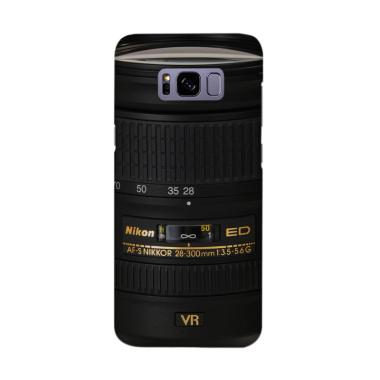 Indocustomcase Camera Nikon Lens Cover Casing for Samsung Galaxy S8